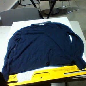 Goodfellow & Co navy v-neck sweat size L